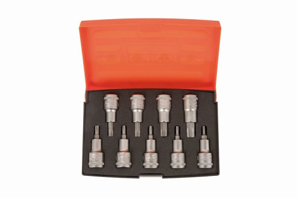 Bahco 1/2" Schraubendreher-Einsätze, Torx, 9-teilig, S9TORX
