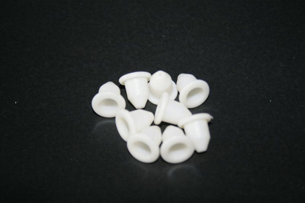 ELMAG Staudüse für Argon/CO²-Druckminderer 'neu Ausführung', PVC weiß', 9054127