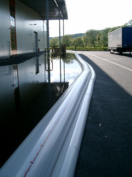 Ökotec Doppelkammerschlauch Komplett-Set 200 m, Stauhöhe: 35 cm, N2002-200-35