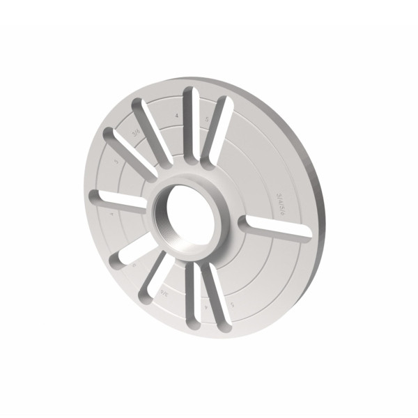 Stahlmaxx Radnaben-Flansch Ø220 mm, 3-, 4-, 5-, 6-, 8-Loch, LK 98-195 mm, XXL-123306