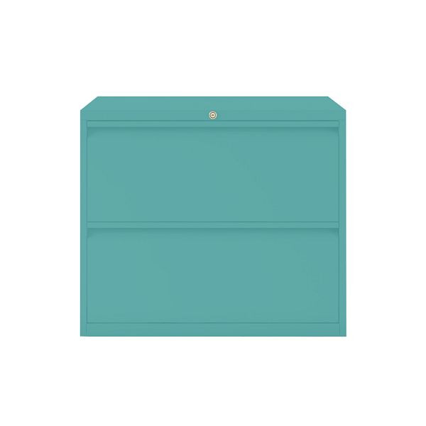 Bisley Essentials Schubladenschrank, Höhe 693-717 mm, 659 aquamarin, YESF0807659