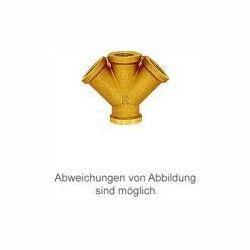 Riegler Verteiler, 2fach und 3fach, Messing blank, 112604