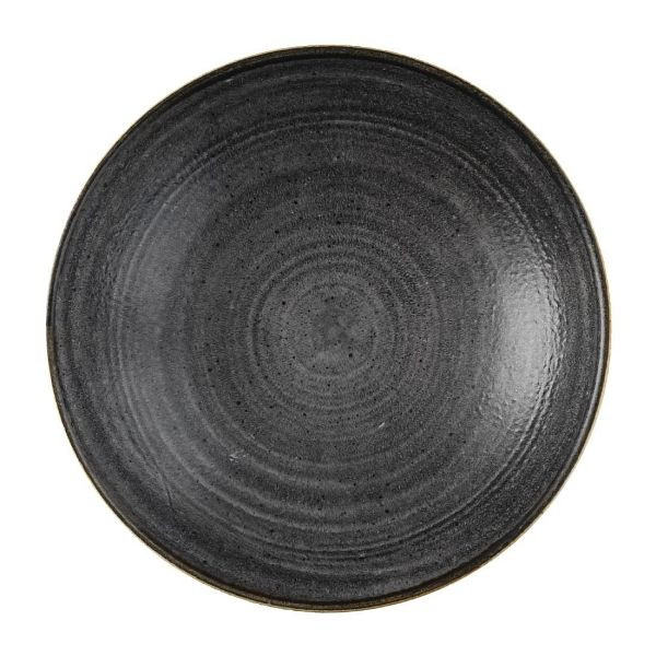 Churchill Stonecast Raw Coupe-Schüsseln, Schwarz, 184 mm (12 Stück), FS841