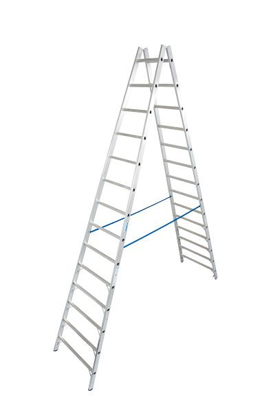 Krause Stabilo Doppelleiter 2x14 Sprossen, 124951, 4009199124951