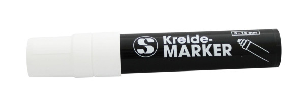 Schneider Kreidestift 15 mm, Farbe weiß- Schreibdicke: 5-15 mm, 198910