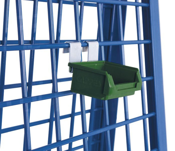 VARIOfit Materialkiste, Außenmaße: 85 x 105 x 45 mm, zur Montage am Werkstückwagen, fk-105.000