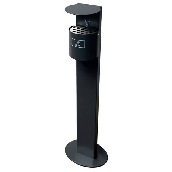 Stein HGS Standascher -State Lansing-, eckig/220 mm, mit Dach, RAL 6005 moosgrün, 33708-13
