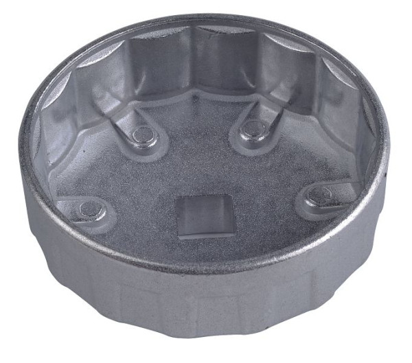 SW-Stahl Ölfilterschlüssel, Alu, 1/2'' Antrieb, 75 mm, 12 Kanten, 08450-75/12