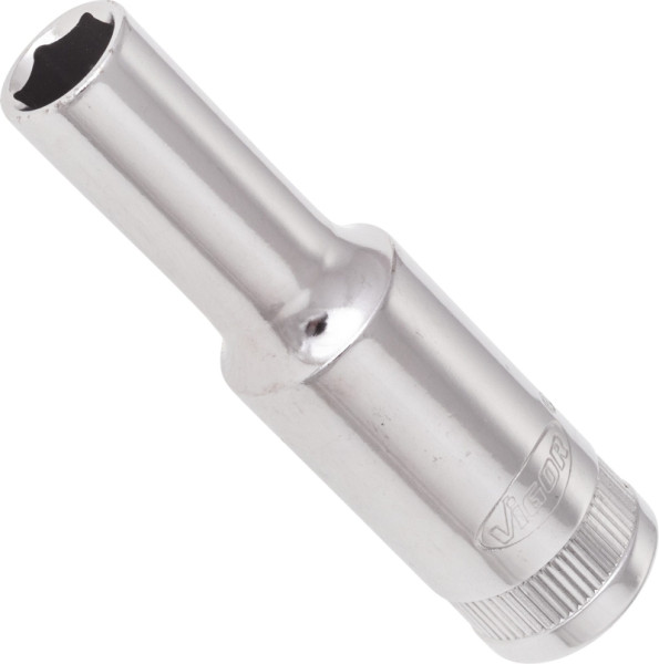 VIGOR Steckschlüsseleinsatz, lang, Vierkant hohl 10 mm (3/8 Zoll), Außen-Sechskant Profil, 8 mm, V2016N