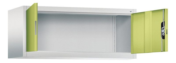 C+P Aufsatzschrank Acurado, H500xB1200xT500mm, Farbe: Lichtgrau / Viridingrün, Muldengriff, 9484-000 S10174
