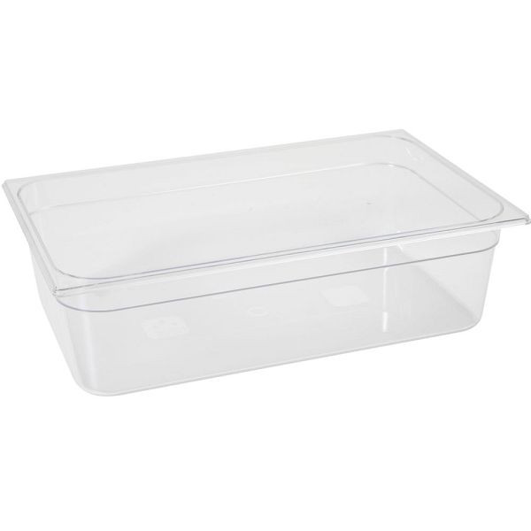 Hendi GN Behälter 2/1, 58 L, PC (Polykarbonat), LxBxH: 650x530x200 mm, Transparent, 861196
