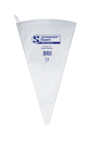 Schneider Spritzbeutel, 3-40 cm, "Export" in blau, verschweißt, 350083