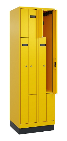 C+P Z-Spind Evolo PLUS, Sockel, 4 Fächer, 1950x600x500mm, 1023/1023, Zylinderschloss, 049023-204 S10043