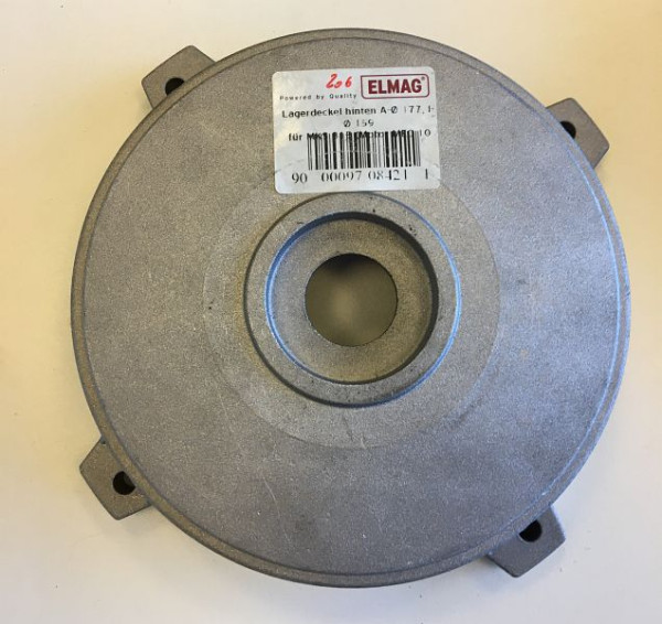 ELMAG Lagerdeckel hinten, Außen-Ø 177, Innen-Ø 159 für MKS 315 (Motor MEC 100), 9708421