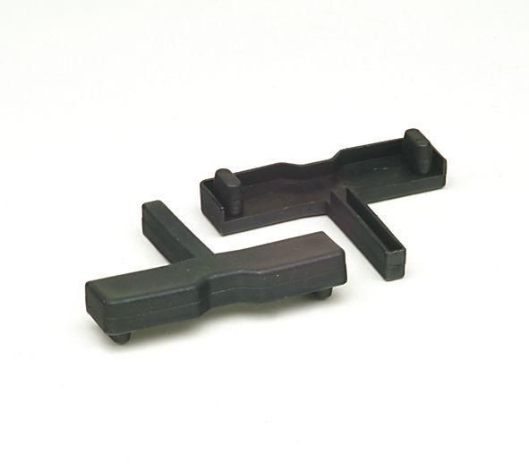 Regalwerk BERT-Kunststoffkappe schwarz, B3-30103-E