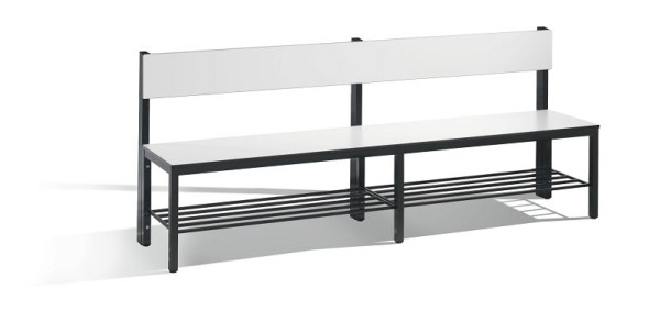 C+P Sitzbank mit Rückenlehne, Basic Plus, H796xB1960xT407mm, 8062-310 S10000