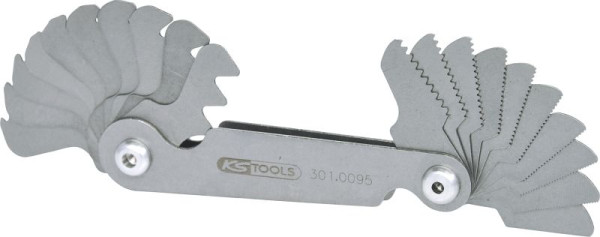 KS Tools Gewindelehre, metrisch, 20-teilig, 301.0095, 4042146177167
