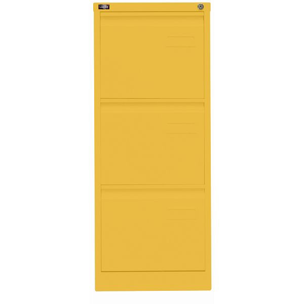Bisley LIGHT Hängeregistraturschrank LIGHT, einbahnig, 3 HR-Schubladen, 642 sunflower, IPCCA13642