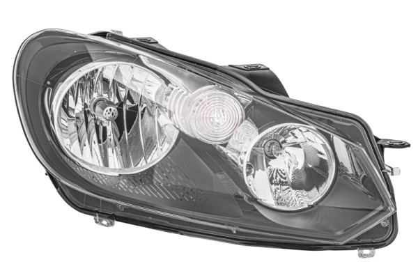 HELLA Halogen/FF-Hauptscheinwerfer, für u.a. VW Golf VI (5K1), ECE/CCC, für Rechtsverkehr, rechts, 1EG 009 901-221