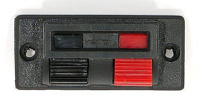 Visaton Lautsprecher-Anschlussklemme mit stabiler Klemmleiste und Schaumstoffdichtung LK 2 NG, 5189