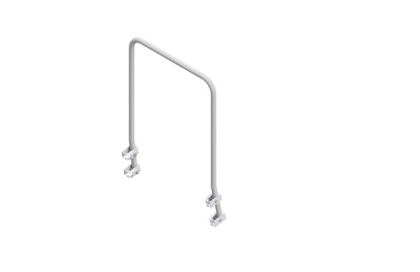 HYMER Haltevorrichtung stirnseitig für Maschinentritt, für Stufenzahl 2-5, inkl. Befestigungsmaterial, 20000965