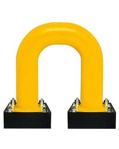 DENIOS Rammschutzbügel R 3.3 nachgebend, zur Innenaufstellung, 375 x 390 mm, 248330