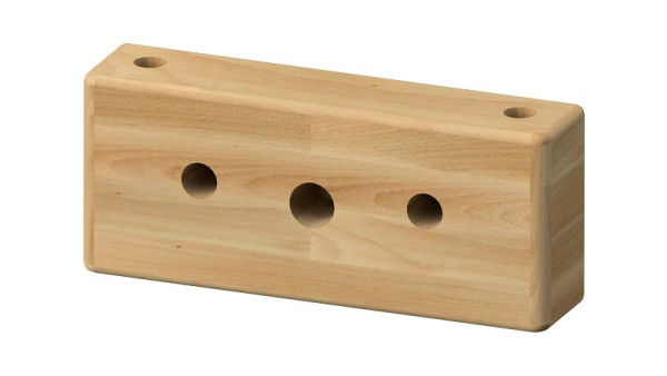 Ulmia Holzklotz zu Vorderzange Modell 69, mit 2 Rundbankhakenlöcher Ø 20 mm, 01.9050, 4014641772314