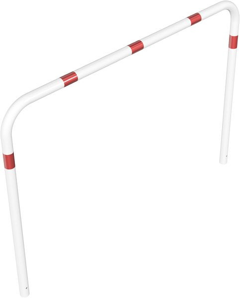 Schake Rohrbügel aus Stahlrohr Ø 60 x 2,5 mm ohne Querholm zum Einbetonieren, Gesamtbreite: 2000 mm, Gesamthöhe: 1400 mm, beschichtet, 465_20B