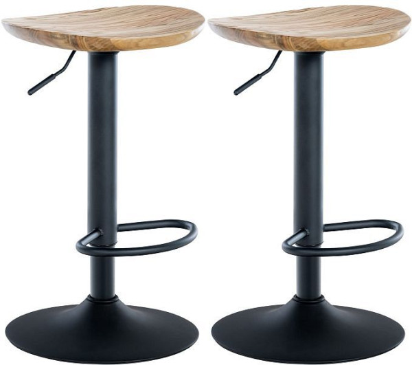 CLP Barhocker Skelde, natura, VE: 2 Stück, 322270, 4251756491222