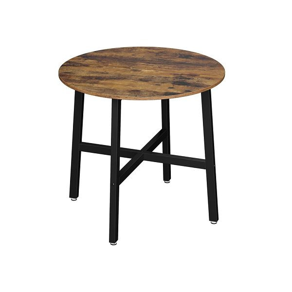 VASAGLE Runder Küchentisch 80 x 75 cm, KDT080B01, 0194343108247
