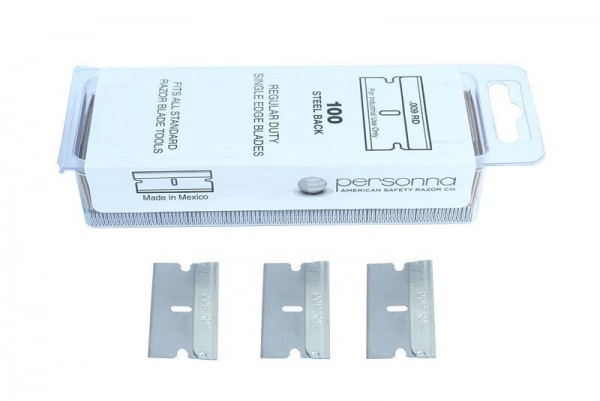 ProGlass Schaberklingen 40 mm breit, VE: 100 Stück, RK-100A