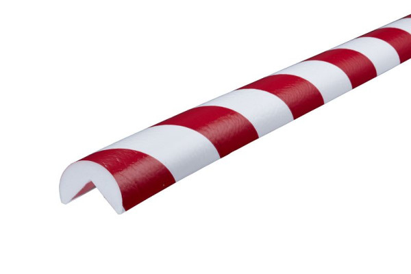 Knuffi Eckschutz, Warn- und Schutzprofil Typ A, rot/weiß, 1 Meter, PA-10110