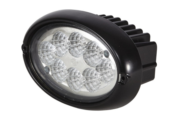 HELLA LED-Arbeitsscheinwerfer - Oval 100 - 24/12V - 1700lm - Einbau/Schraubanschluss - 2-Punkt Befestigung - weitreichende Ausleuchtung, 1GA 996 661-061