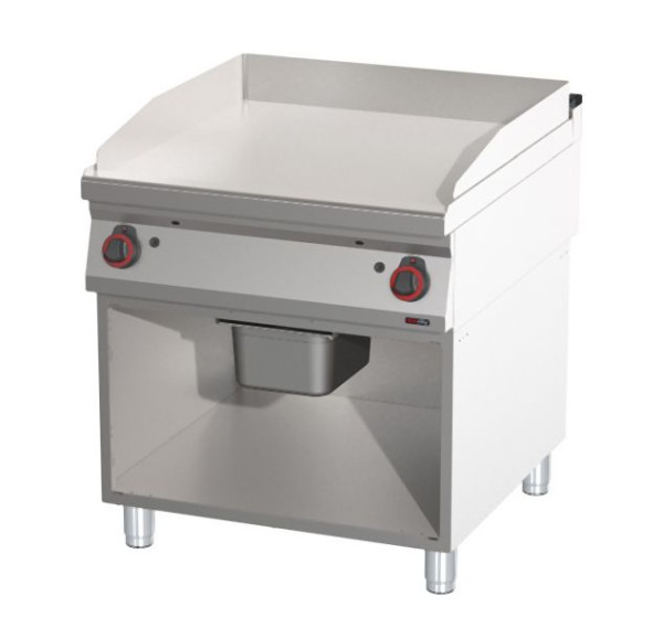 RM Thermik Serie 900, Gas-Grillplatte mit Unterbau, 800x900x900 mm, glatte Grillfläche, FTH-90/80G