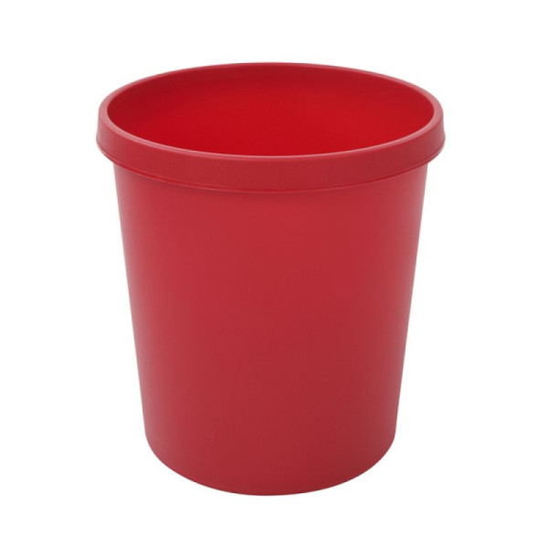 Stein HGS Papierkorb -P-Bins 25-, rot, VE: 5 Stück, 17510
