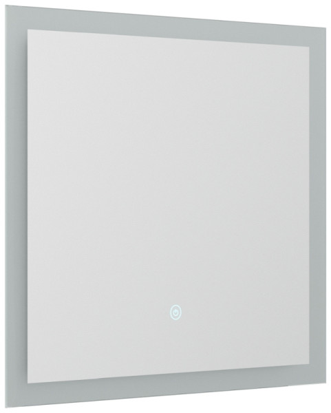 Posseik LED Spiegel 60x53 cm mit Touch Bedienung, DLED-SPIEGEL-60-54