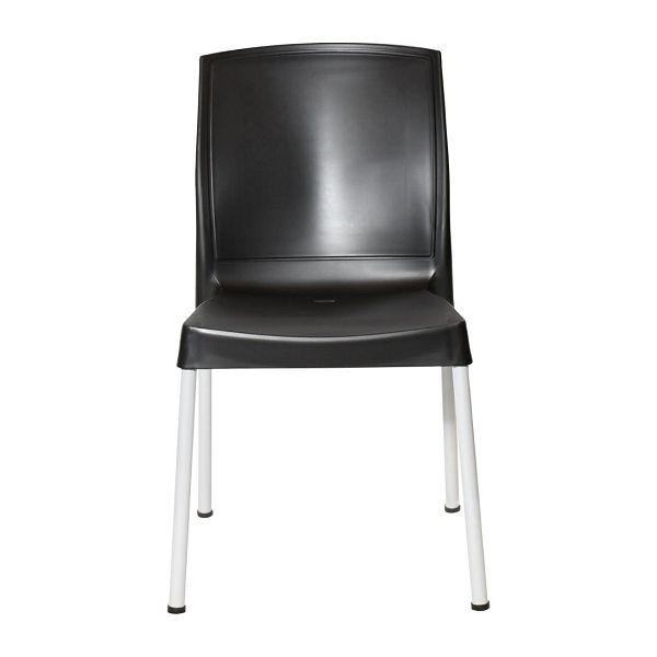 Bolero Elements Polypropylen Einfache Seitenstühle Schwarz (4 Stück), JA918