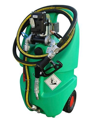 DENIOS Mobile Tankanlage Typ Caddy für Benzin, 55 Liter, mit 12-V-Elektropumpe, ATEX, 252247