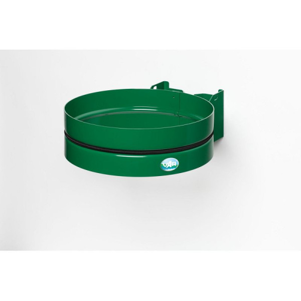 STEIN HGS Müllsackhalter zur Wandbefestigung, Smaragdgrün (RAL 6001), Smaragdgrün (RAL 6001), Müllsackhalter zur Wandbefestigung (ohne Deckel), 82027.0009