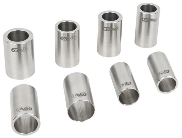 KS Tools Montagehülsen-Satz für Bremsen mit integriertem Radlager, 8-teilig, 700.2320