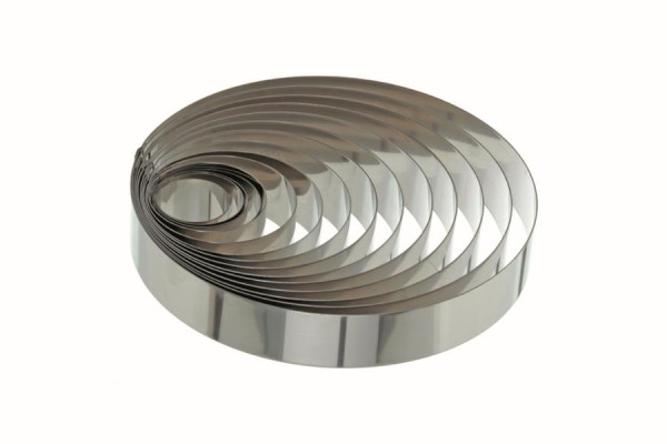 Schneider Tortenring Edelstahl, Ø 120 mm, Höhe 45 mm 1,5 mm, 163120