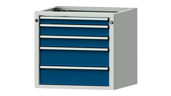 ANKE Werkbänke Unterbauschrank, Modell 1805 V, 660 x 615 x 600 mm, RAL 7035/5010, 402.504