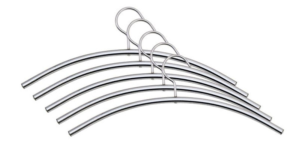 Kerkmann Kleiderbügel Chrom, Ø 12,5, B 430 x H 150 mm, Chrom, VE: 5 Stück, 39600683