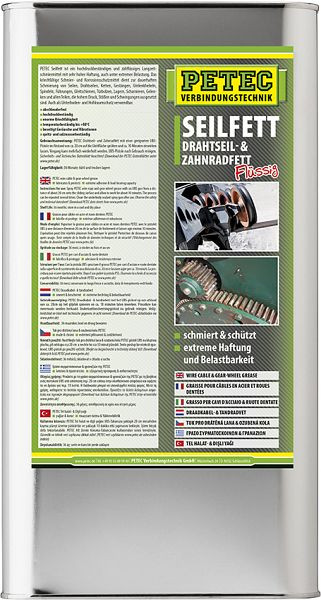 Petec Seilfett, Kanister 5 L, VE: 4 Stück, 73615, 4013558736150