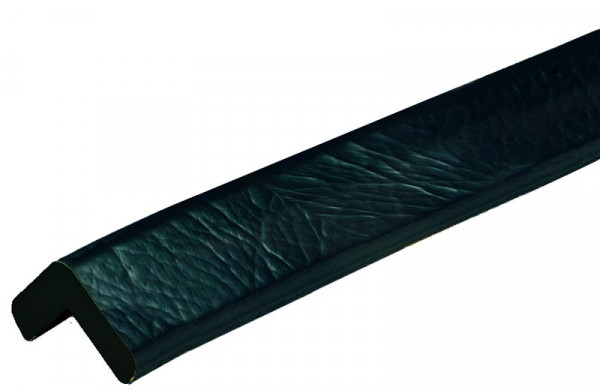 SafetyMarking Warn- und Schutzprofile - Kantenschutz, Prallschutz: Winkel 26/26, Typ E, LxBxH 100x2,6x2,6 cm, schwarz, selbstklebend, DC10214