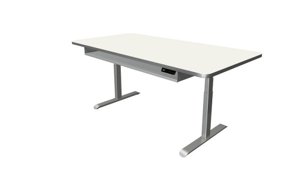 Kerkmann Steh-/Sitztisch Move 4 Premium, B 2000 x T 1000 mm, elektrisch höhenverstellbar von 620-1270 mm, weiß, 10320610