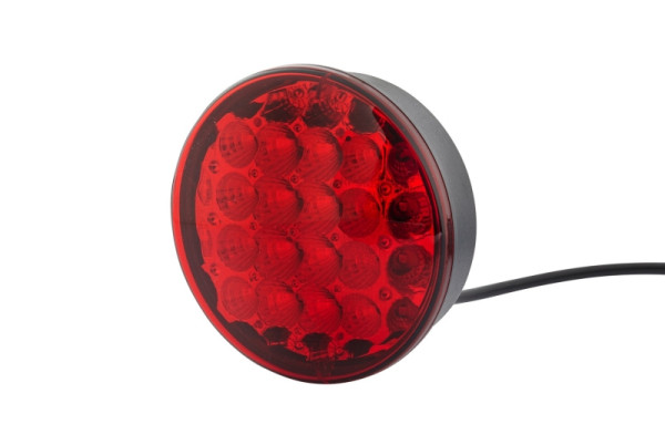 HELLA Heckleuchte, LED, 12V, Einbau/geschraubt, Lichtscheibenfarbe: rot, Kabel: 500mm, Stecker: offene Kabelenden, rechts/links, 2SB 344 200-231