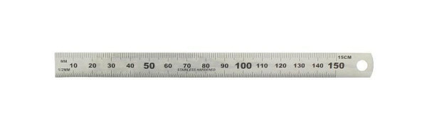 hedue Stahllineal 150 cm, B115