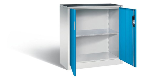 C+P Werkzeugschrank Acurado, H1000xB930xT400mm, Farbe: Lichtgrau / Lichtblau, Muldengriff, 8820-000 S10242