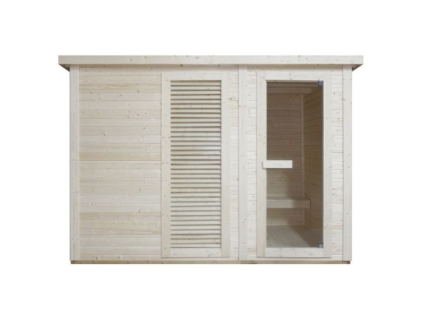 Sanotechnik Vaasa Außensauna für 4-5 Personen, 172,4 x 202,4 x 201,4cm, F30310